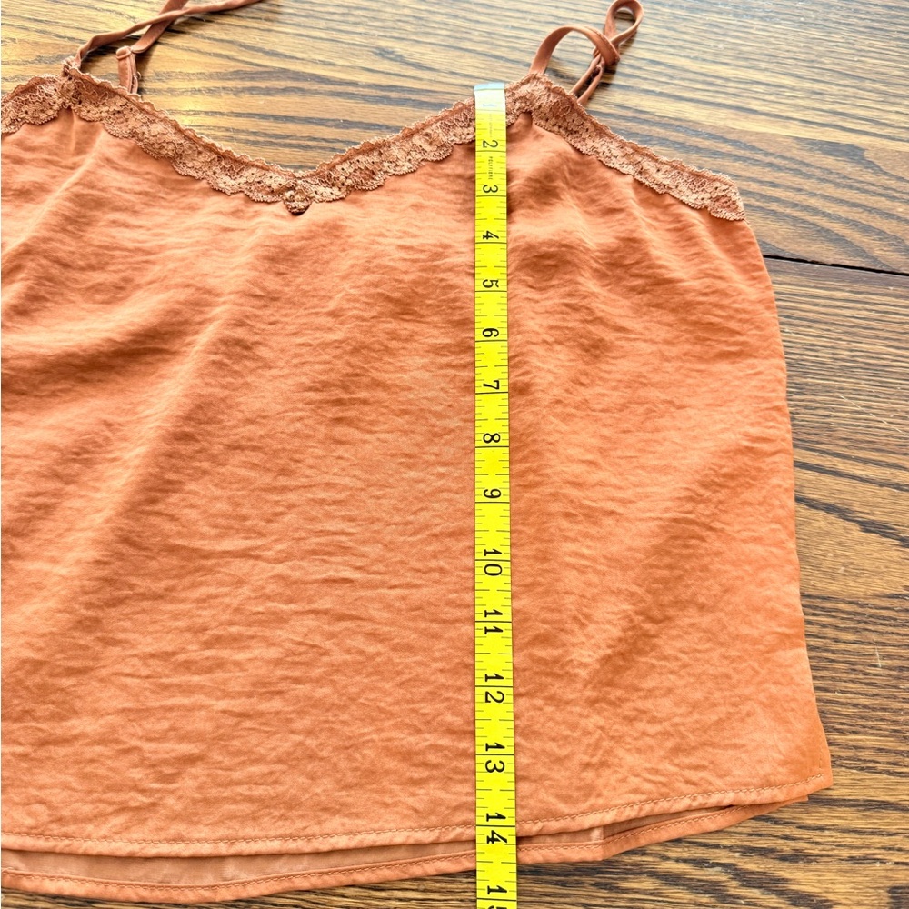 Pink Rose Faux Satin Cami - Picture 3 of 6